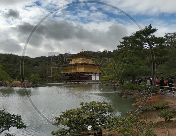 Temple Of Gold In Japan