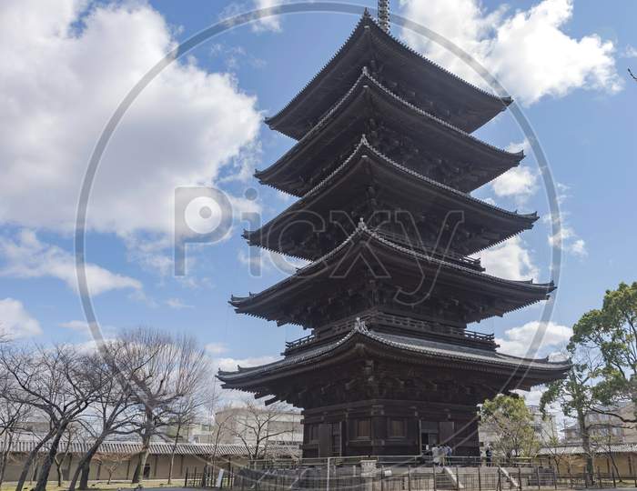 The Tallest Wooden Temple Of Japan Called Toji