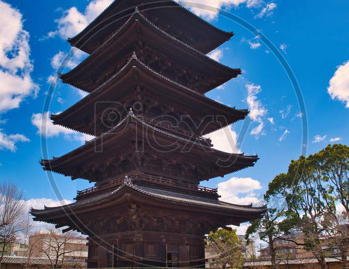 Pagoda Of Kyoto In Japan