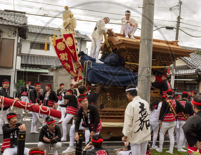 Celebration Of Autumn Festival In Tajiri, Osaka, Japan