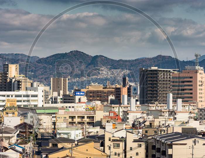 Cityscape Of Hiroshima City, Japan