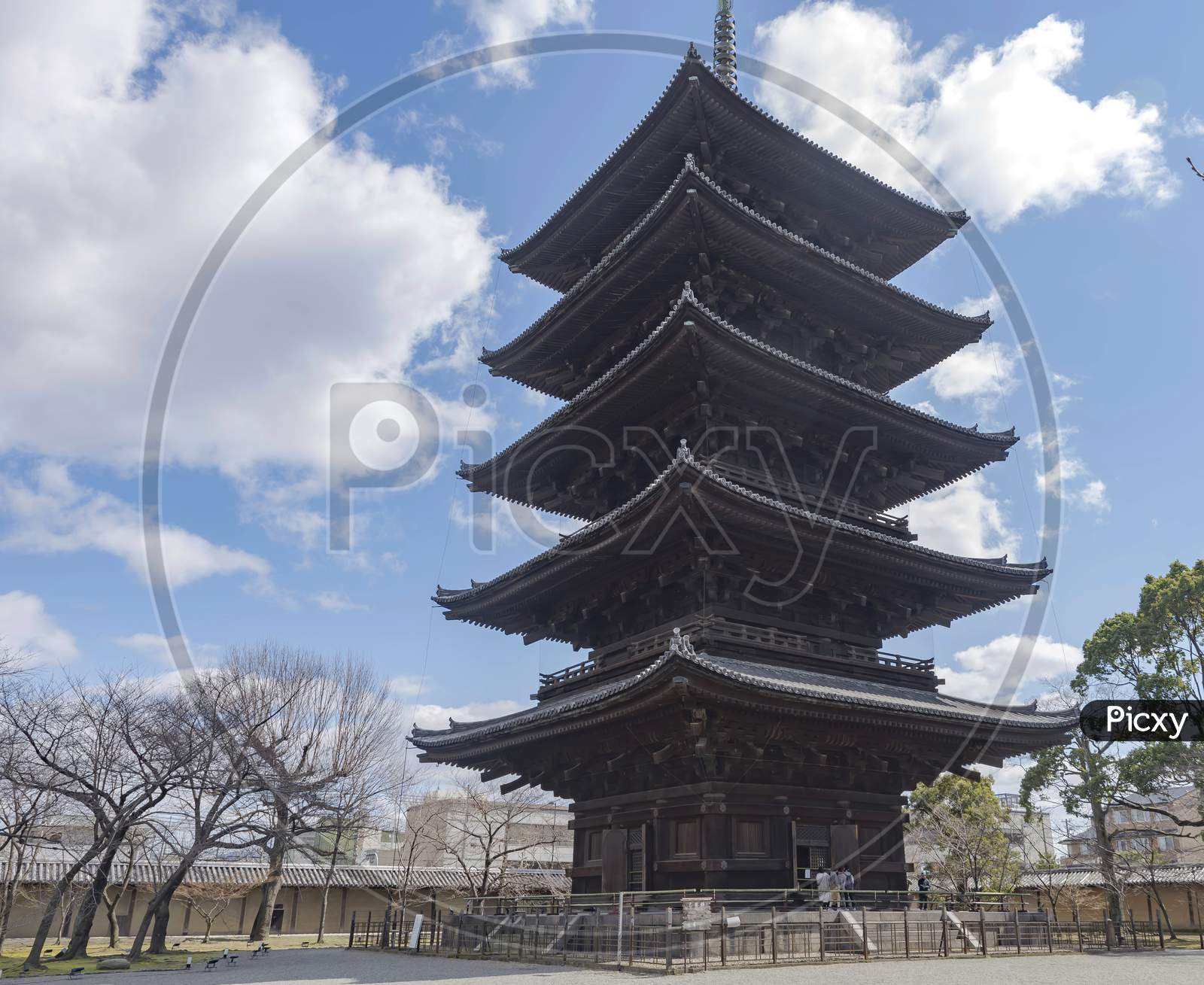 The Tallest Wooden Temple Of Japan Called Toji