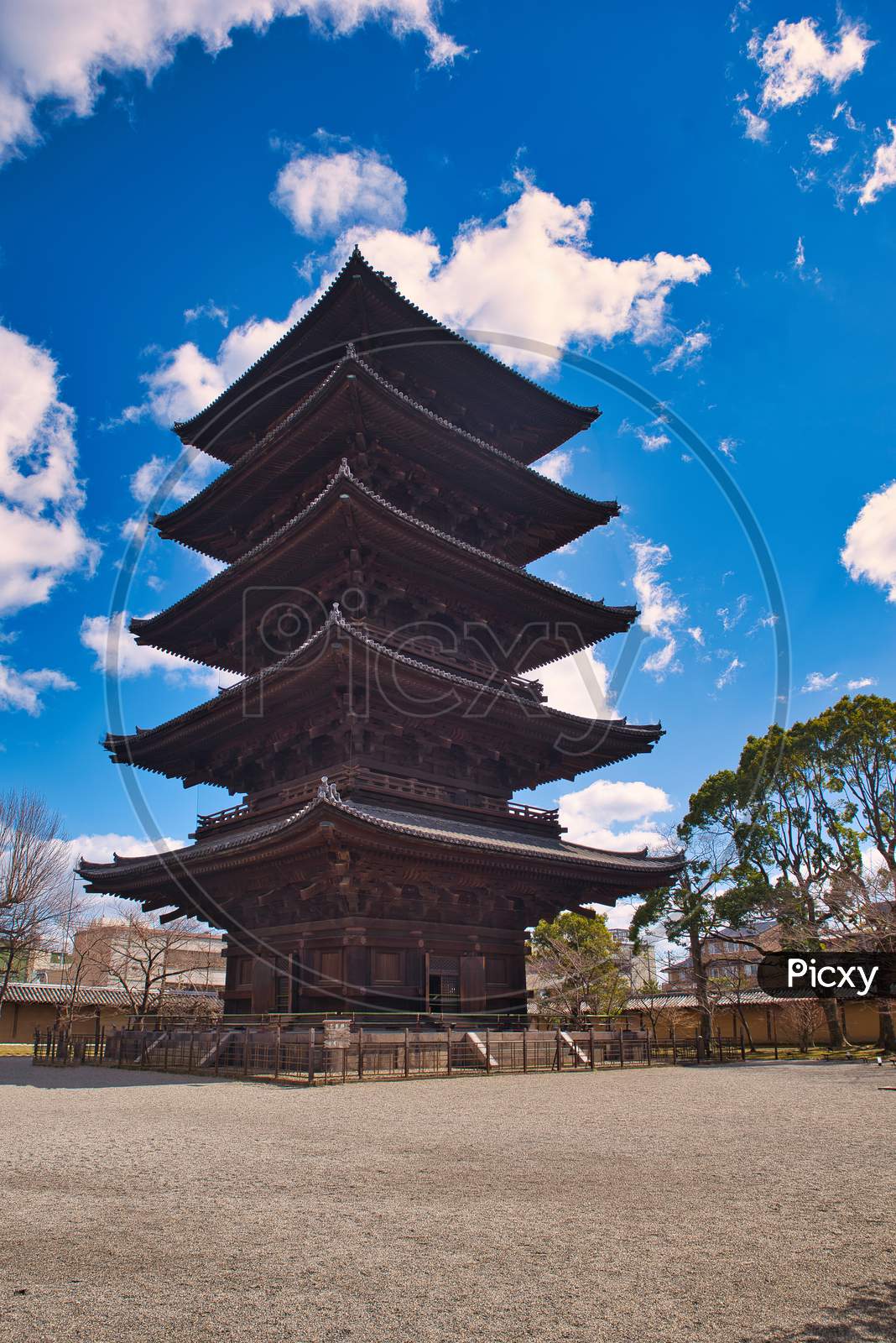 Pagoda Of Kyoto In Japan