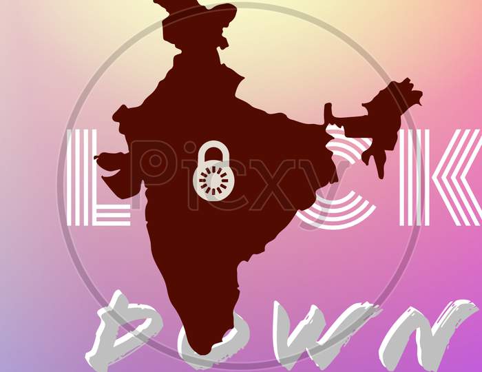 India's Lockdown concept. During Covid-19