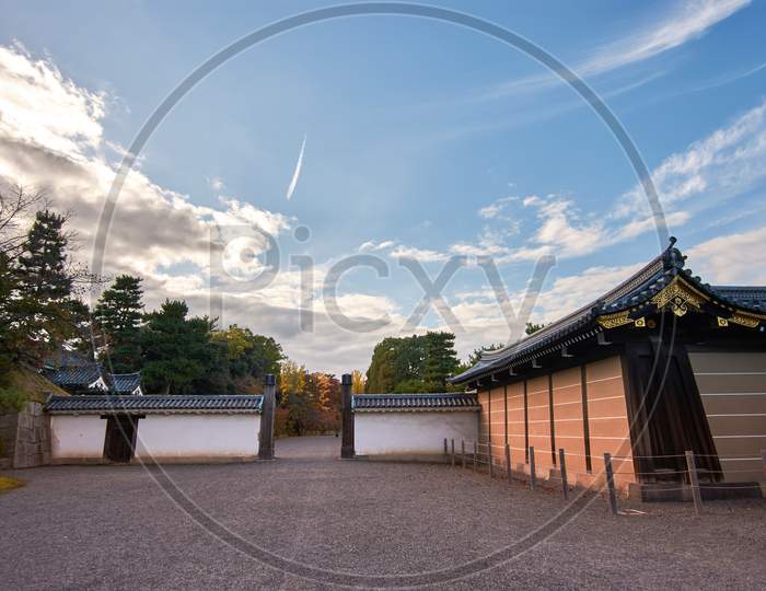 Nijo Castle Old Japanese Shogun Residence In Kyoto Japan