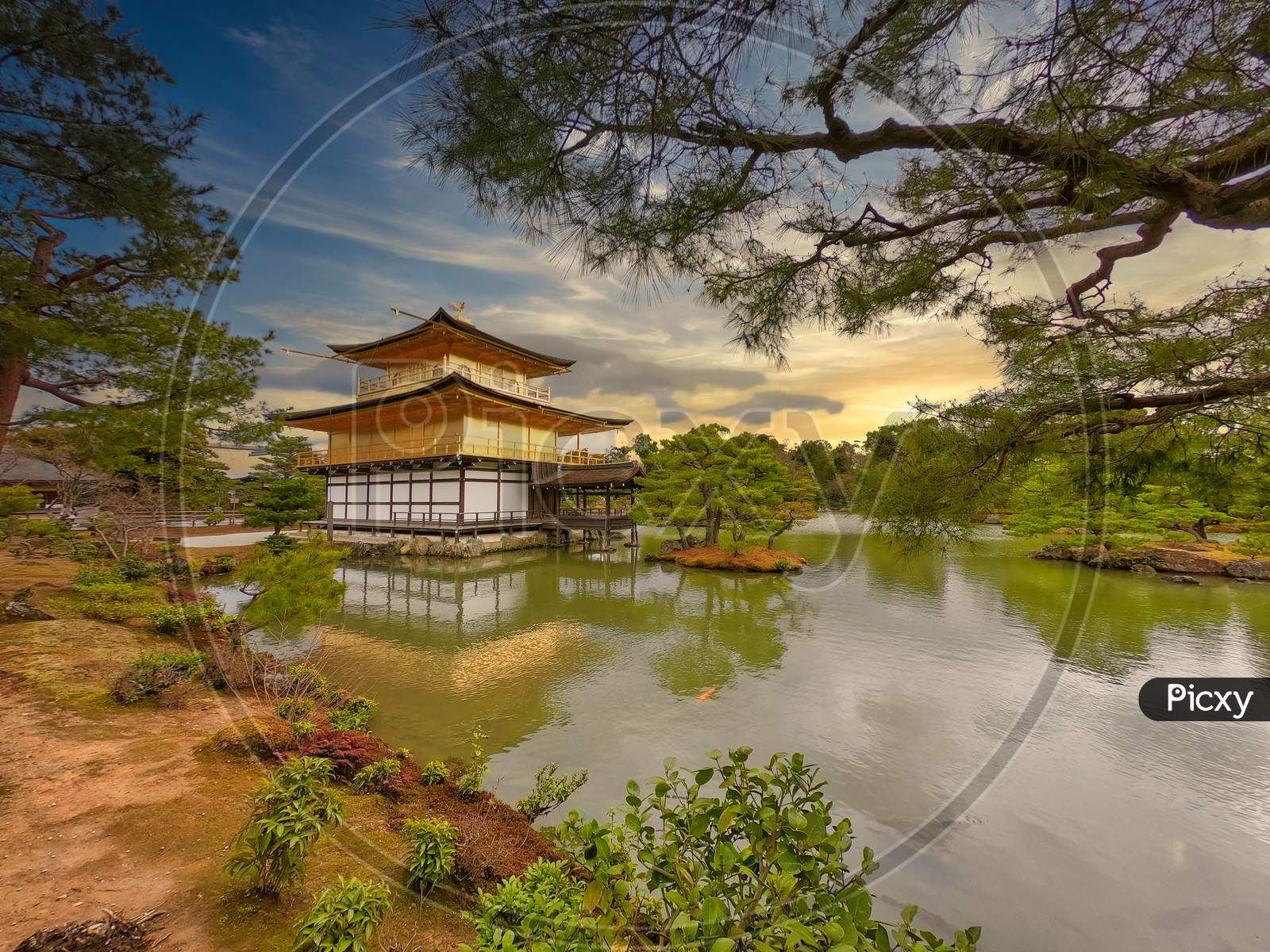 Japanese golden palace