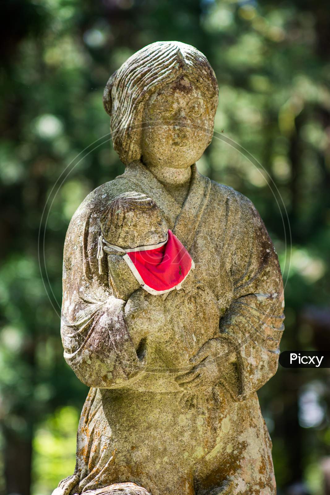 Buddhist Sculpture In The Okunoin Cemetery In Koyasan, Japan