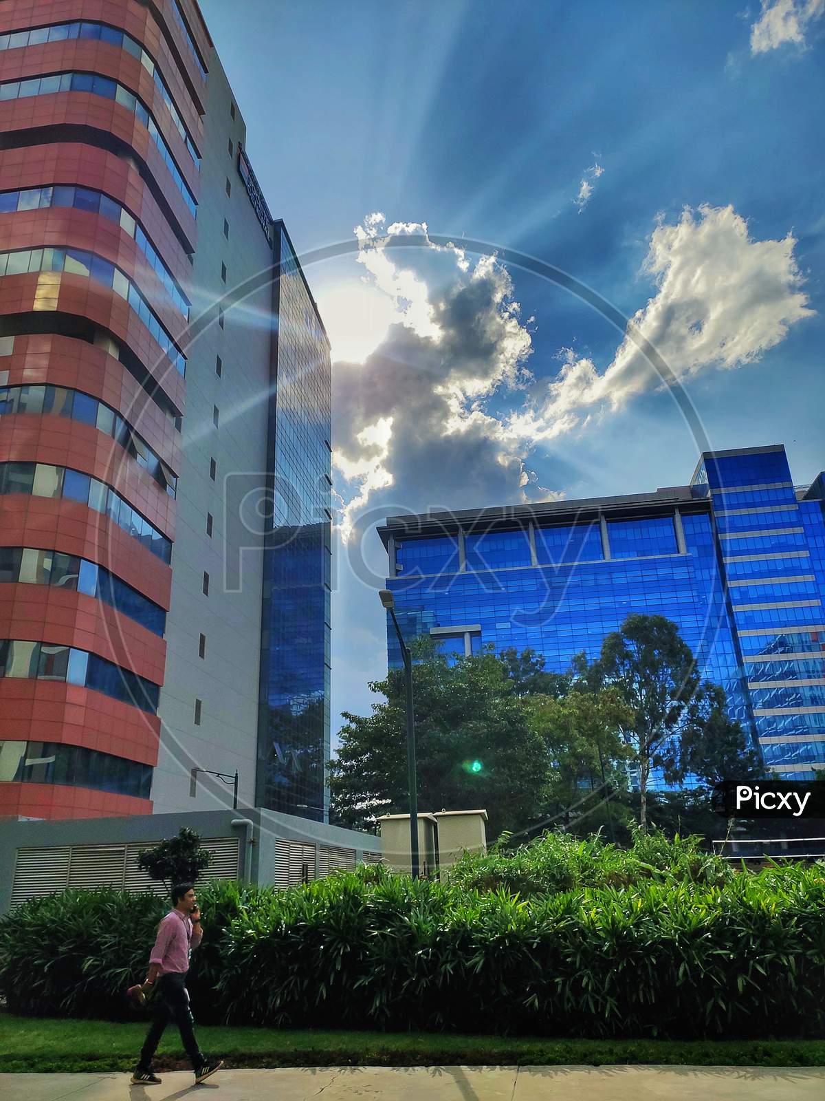 Evening times in ITPL Bangalore