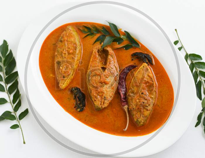 Spicy fish curry Kerala India