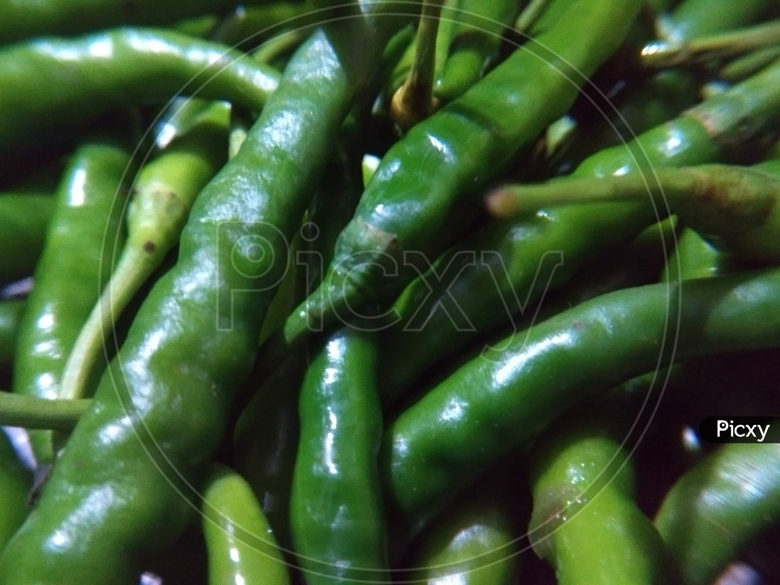 Green chillies