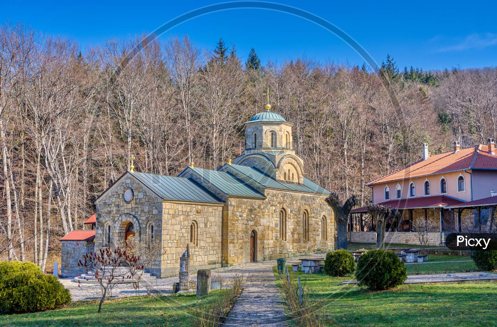 Tresije Monastery, 13Th Century Serbian Orthodox Church Monastery Near Belgrade