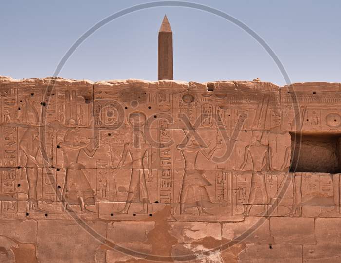 Karnak Temple Complex And Karnak Open Air Museum In Luxor, Egypt