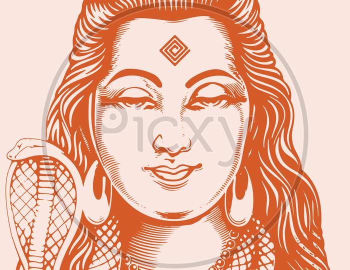 Trishula Single Element Weapon Of Lord Shiva Doodle Sketch Icon Stock  Illustration - Download Image Now - iStock