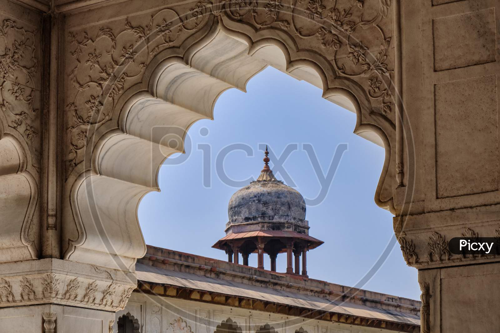 Diwan-I-Khas (Hall Of Private Audiences) Pavilion In Agra Fort, Agra, India