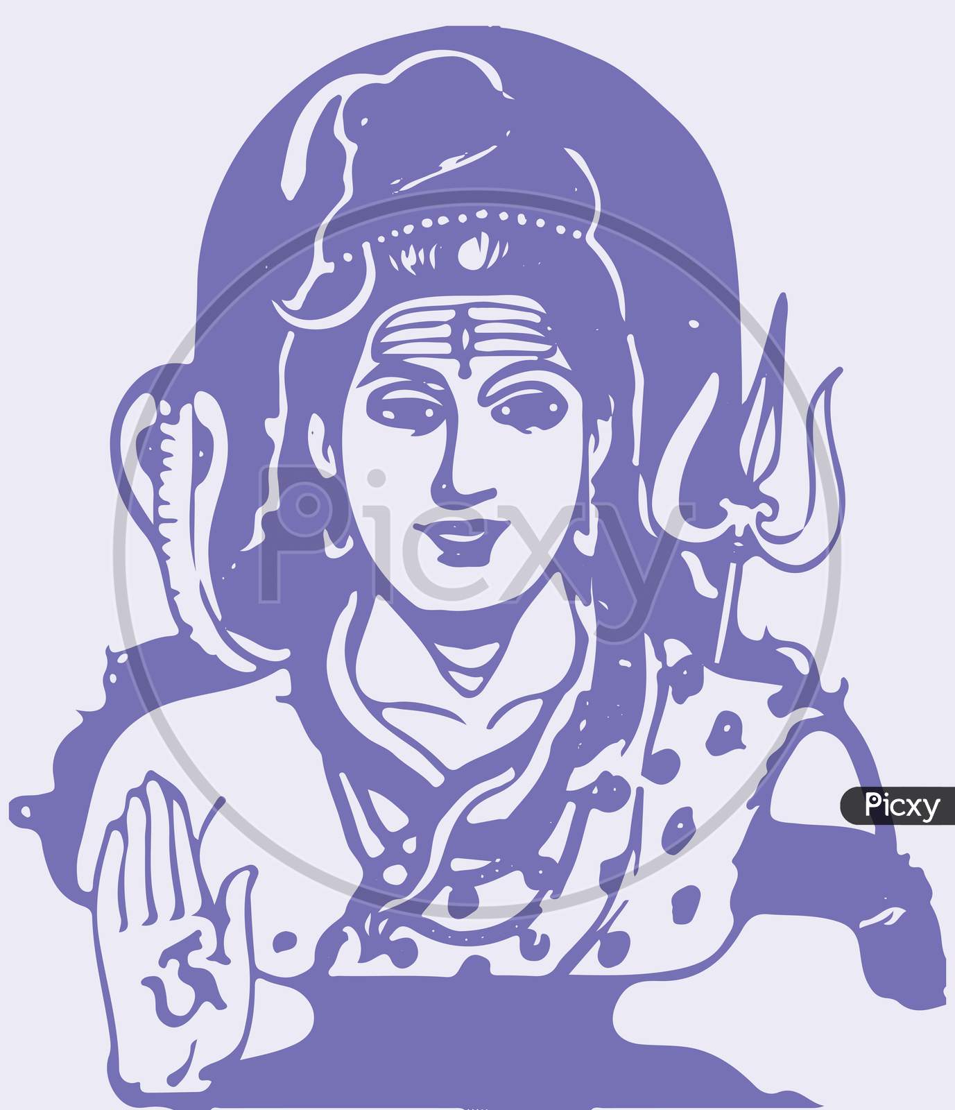 Part 1  Face working Lord Shiva Pen sketch   artistsidd lordshiva  mahadev bholenath harharshambhu outline face colour  Instagram