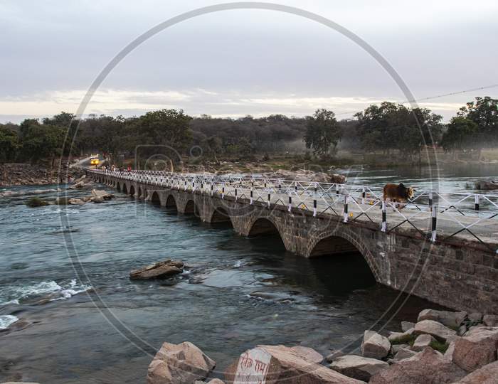 February 15 2020 Bridge On Betwa River, Orccha, Madhya Pradesh