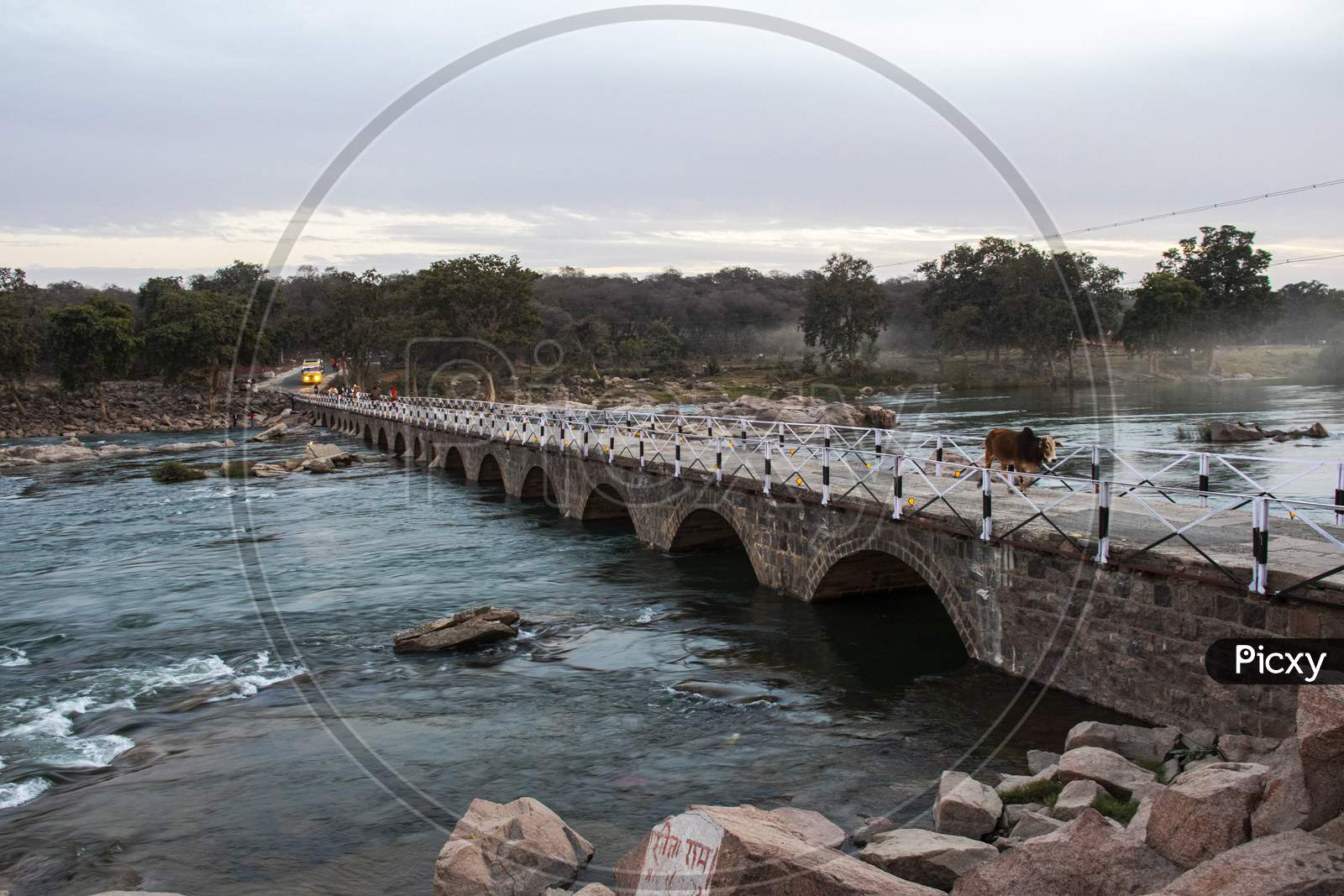 February 15 2020 Bridge On Betwa River, Orccha, Madhya Pradesh