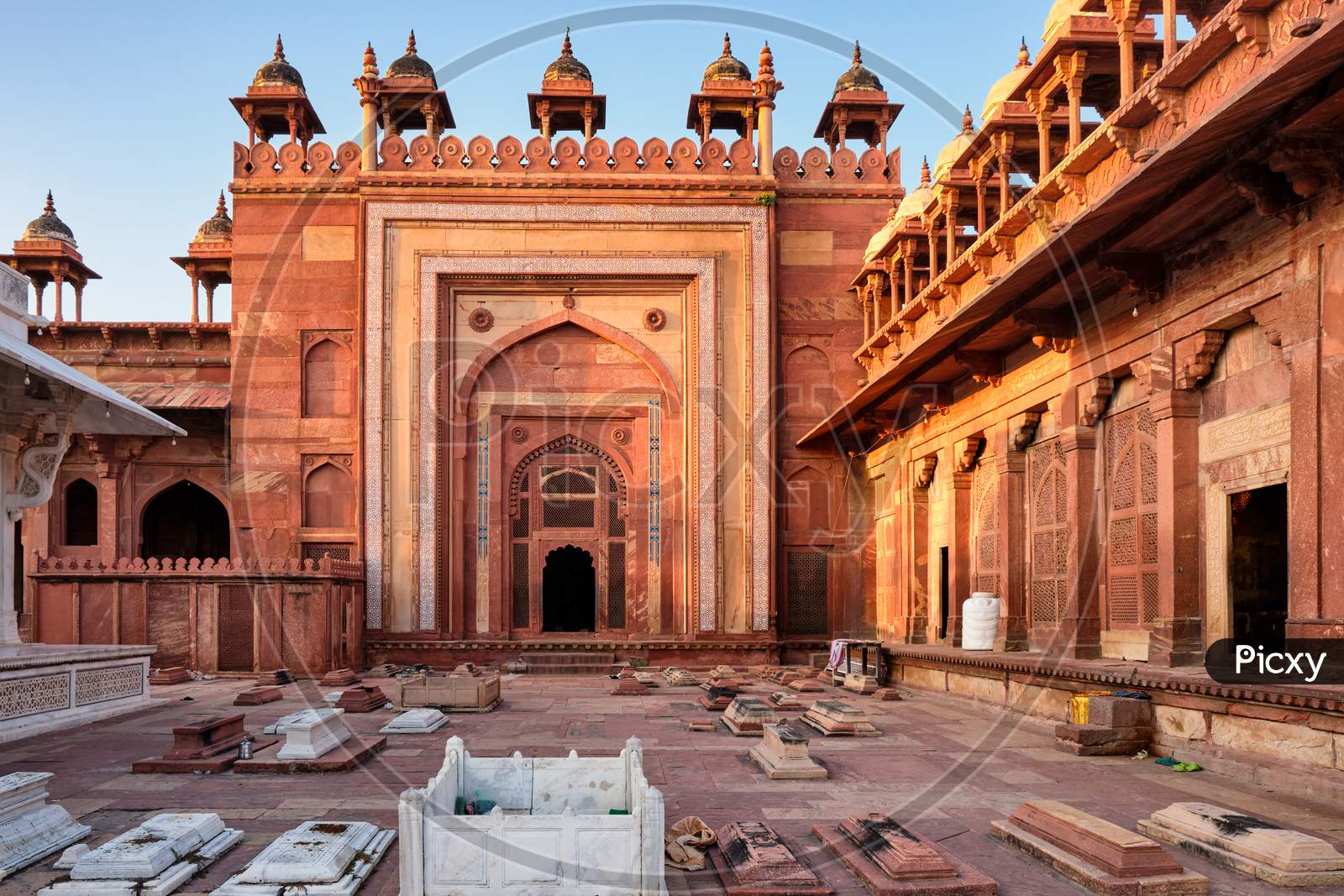 Jama Masjid Mosque In Fatehpur Sikri In Agra, India