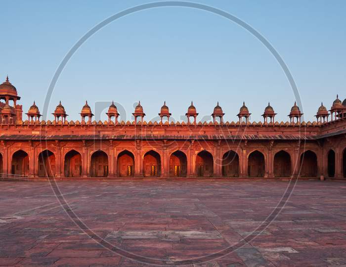 Jama Masjid Mosque At Fatehpur Sikri In Agra, India