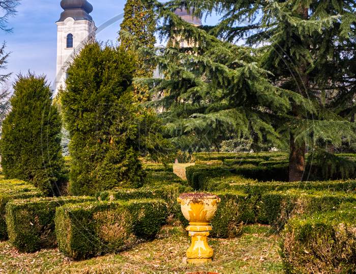 Serbian Orthodox Sisatovac Monastery In The Srem Region Of Vojvodina In Serbia