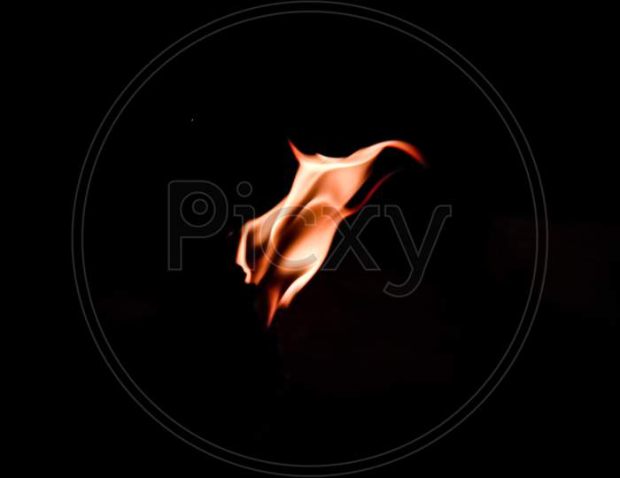 A picture of a flame of fire.