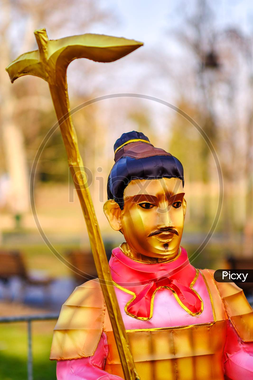 Chinese Lunar New Year Decorations In Belgrade Fortress Kalemegdan In Serbia