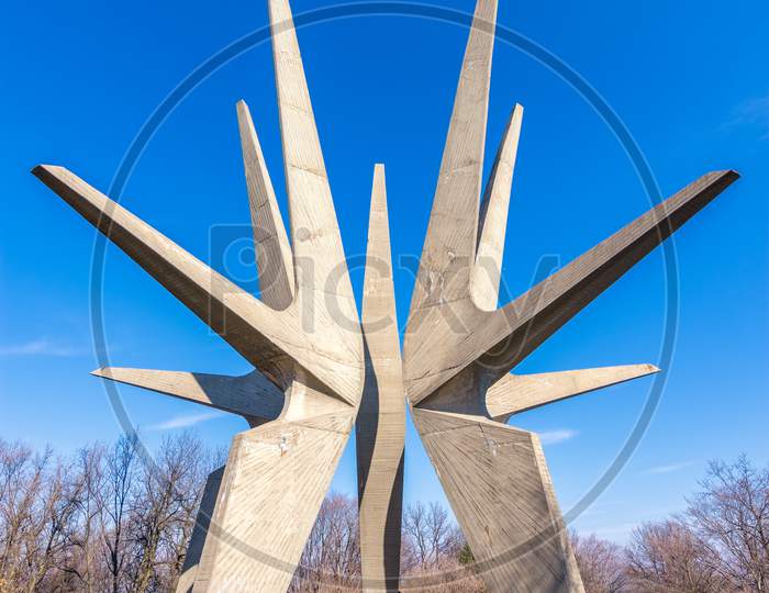 Monument To The Fallen Partisan Soldiers In Kosmaj, Serbia