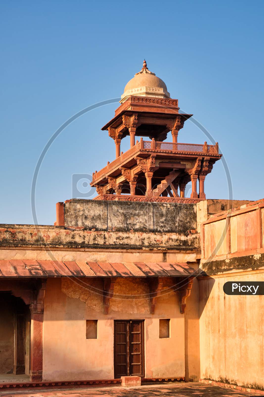 Old Palace At The Mughal City Of Fatehpur Sikri In Agra, India