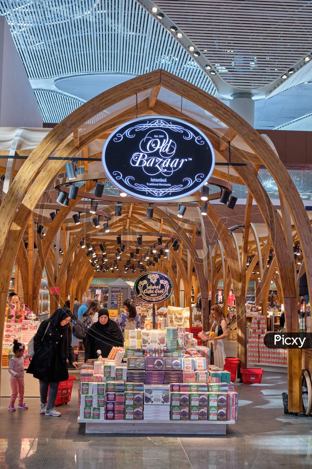 Duty Free Shops At Istanbul Airport’S International Departures Terminal, Istanbul Havalimani, Turkey