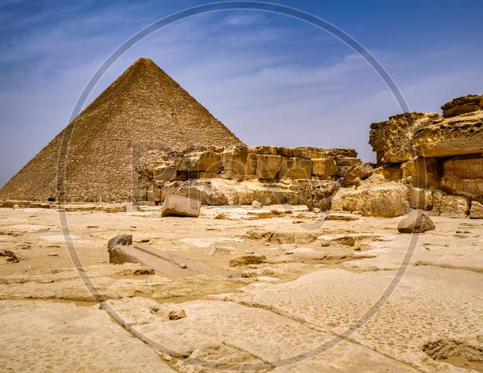 The Great Pyramid Of Giza (Pyramid Of Khufu Or Pyramid Of Cheops)