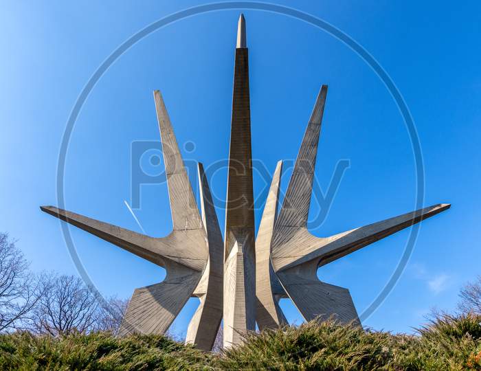 Monument To The Fallen Partisan Soldiers In Kosmaj, Serbia