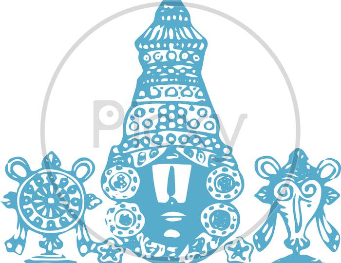 Drawing Sketch Lord Venkateshwara Balaji Vector Line Art Editable Design  Stock Vector by ©manjunaths88@gmail.com 379396364
