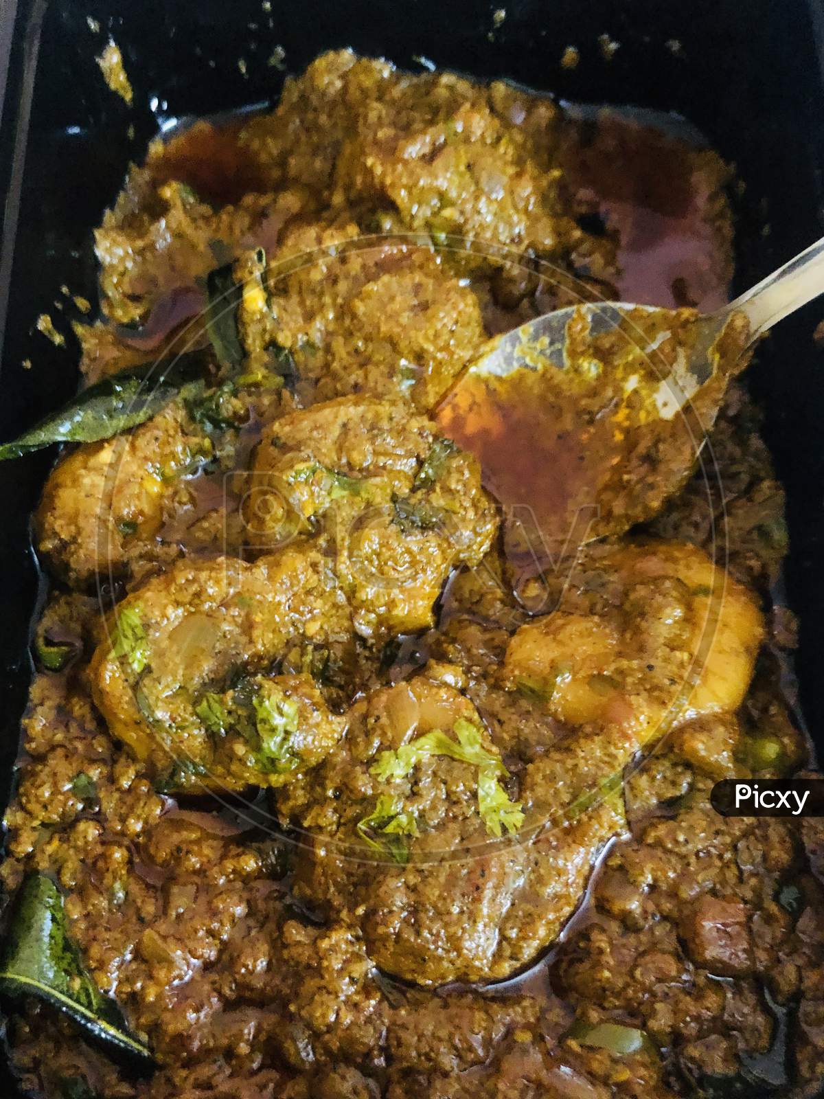 Prawn chettinad curry South Indian special masala Curry