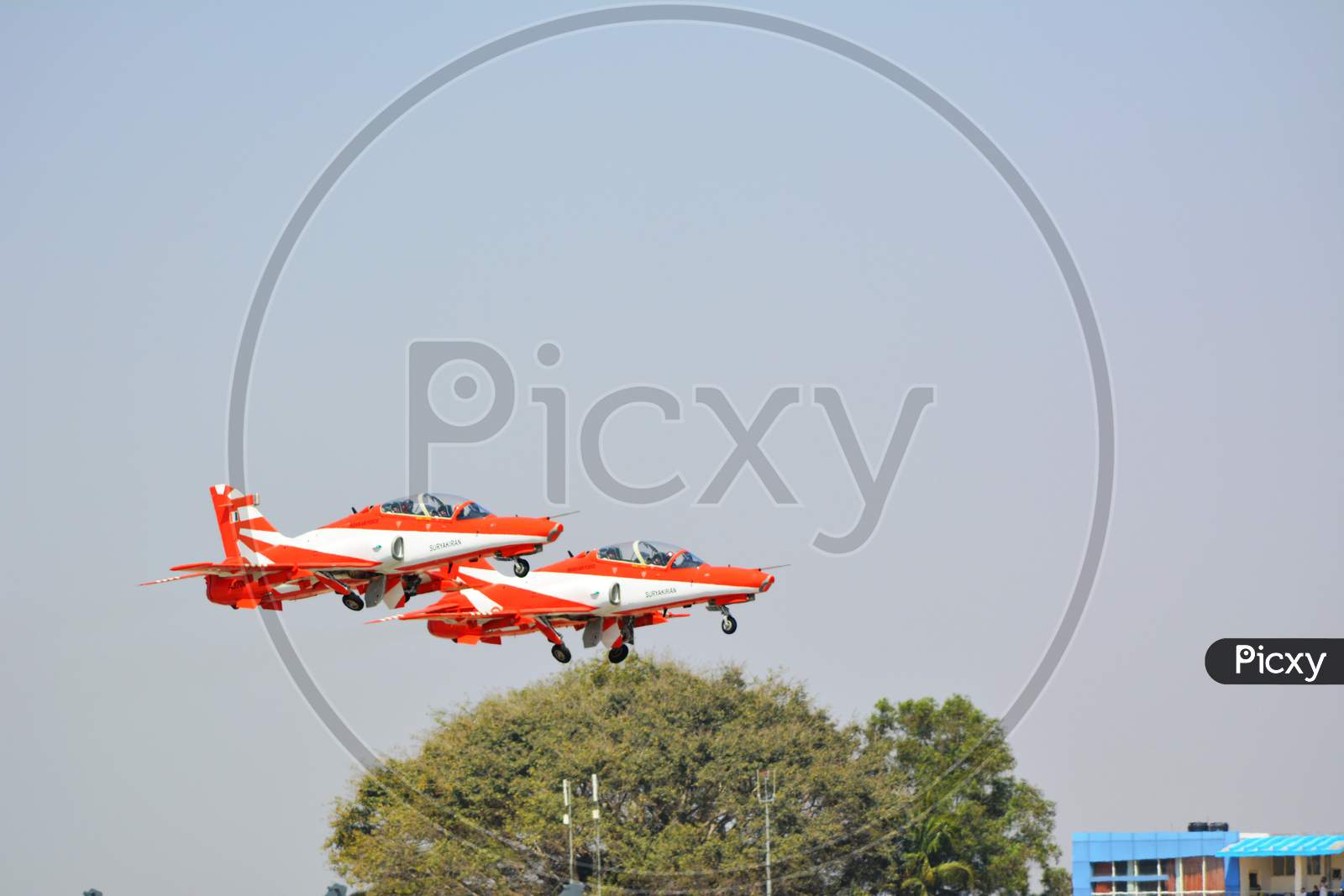 Surya Kiran, an Aerobatics demonstration aircraft of the Indian Air Force