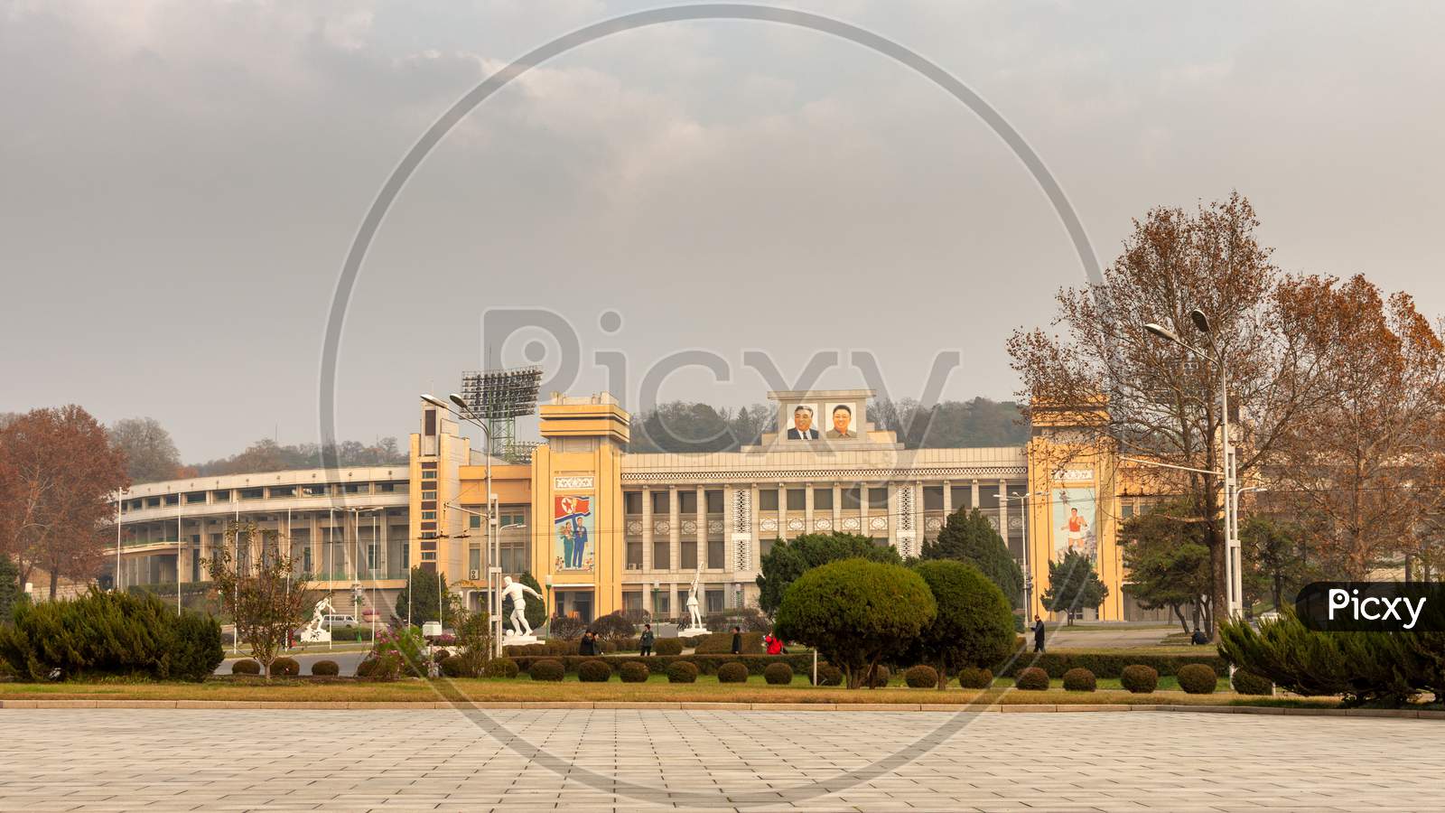 Kim Il-Sung Stadium In Pyongyang, North Korea