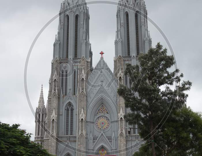 Saint Joseph Cathedral at Mysore in Karnataka/India.