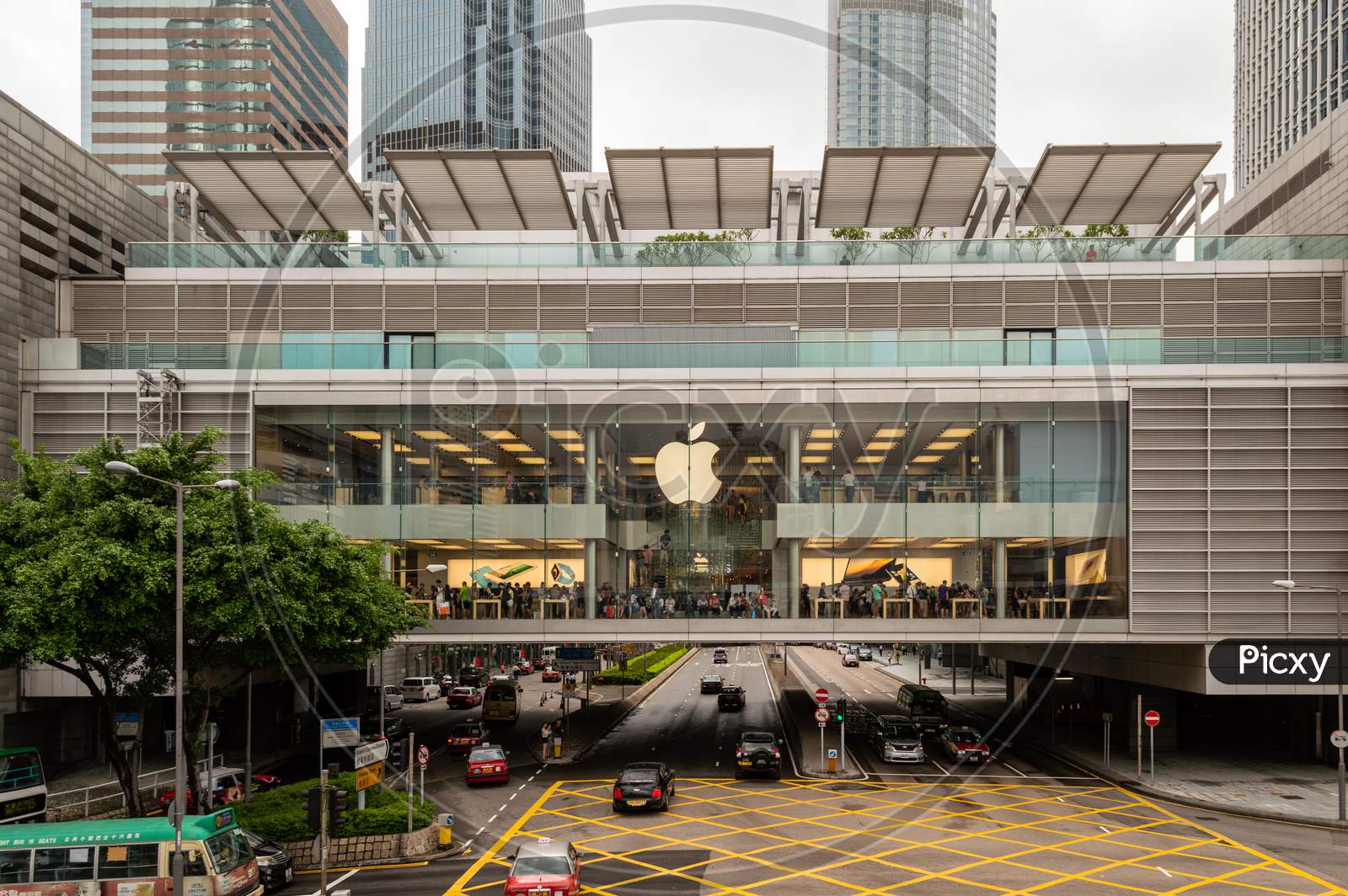The Apple Store At The International Finance Centre In Hong Kong