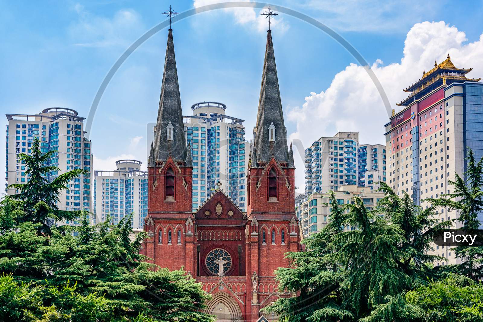 St. Ignatius Cathedral, Xujiahui Cathedral, Roman Catholic Church In Shanghai, China