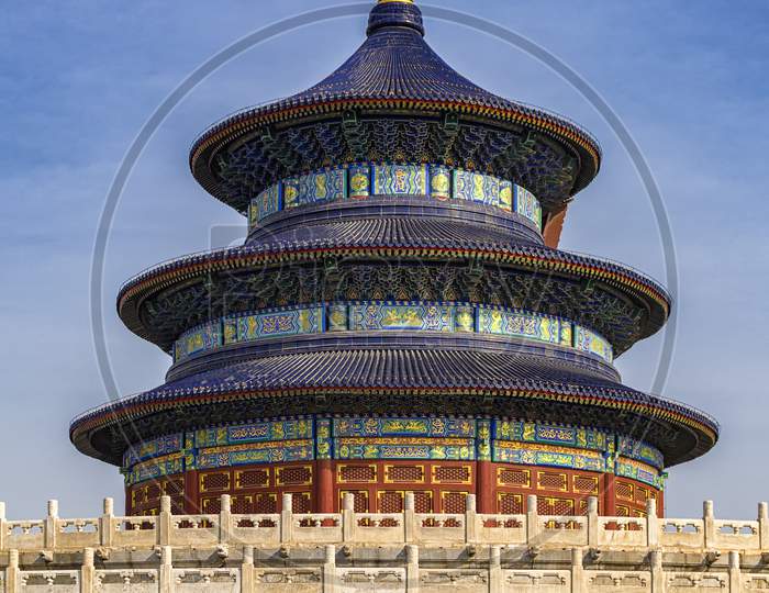 Hall Of Prayer For Good Harvests In The Temple Of Heaven In Beijing, China