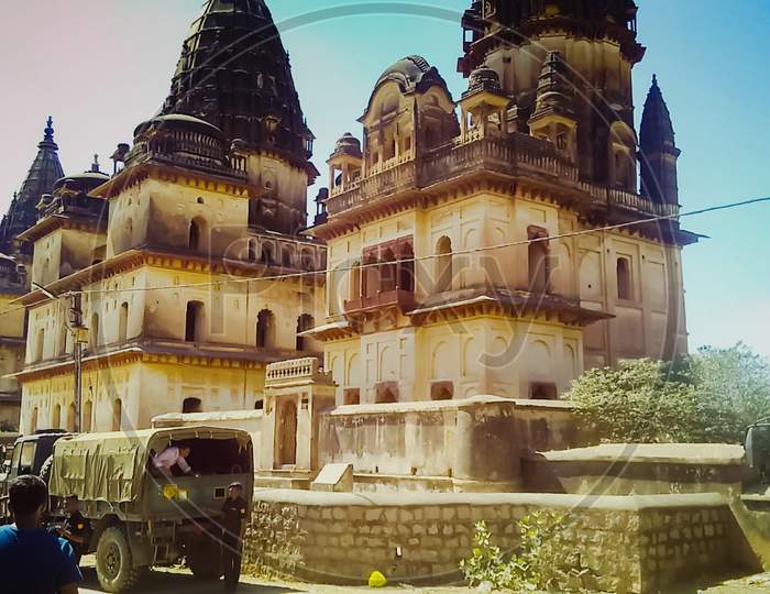 Orchha Fort Complex Orchha Madhya Pradesh India