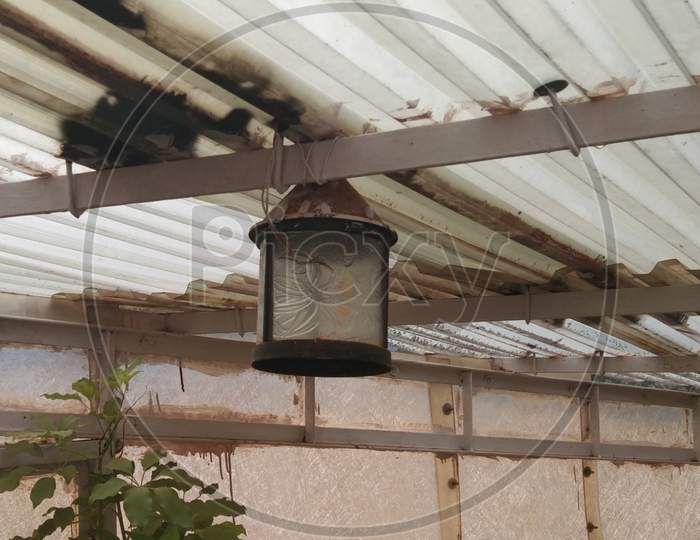 Old outdoor wall light