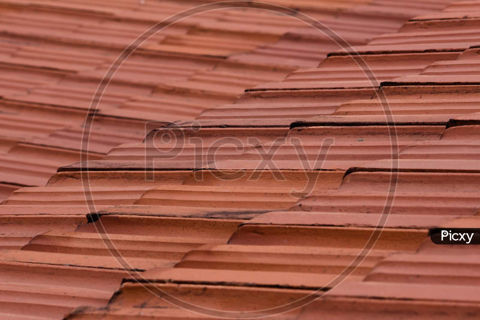 Roof Tiles On Guest House In Masinagudi, Tamil Nadu