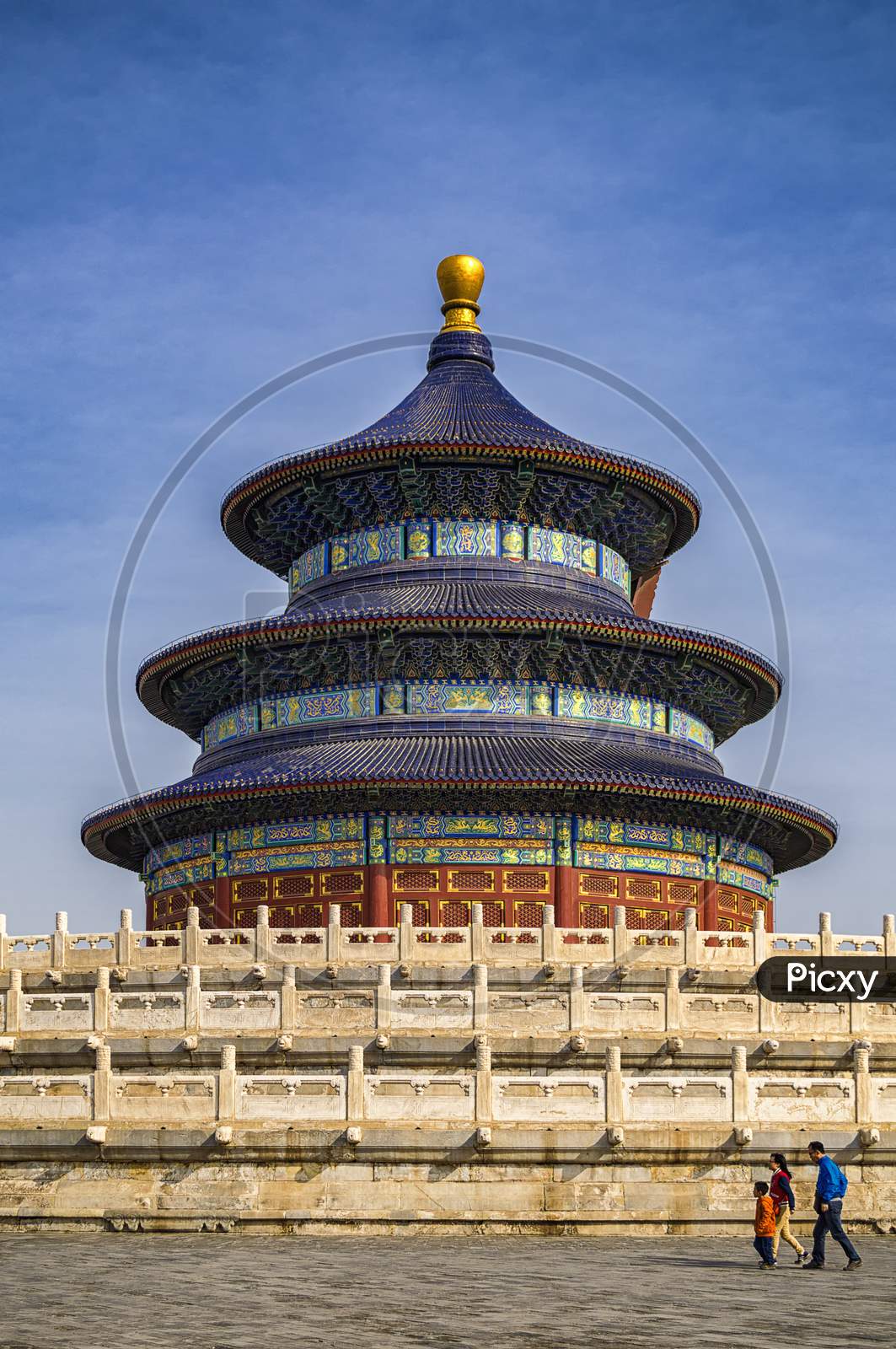 Hall Of Prayer For Good Harvests In The Temple Of Heaven In Beijing, China