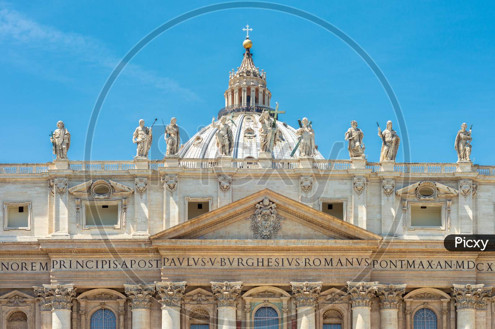 St. Peter'S Basilica In Vatican City In Rome, Italy