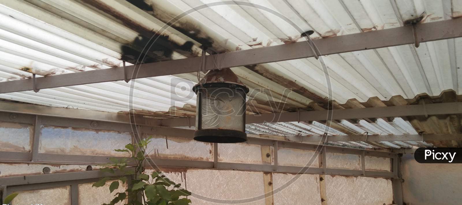 Old outdoor wall light