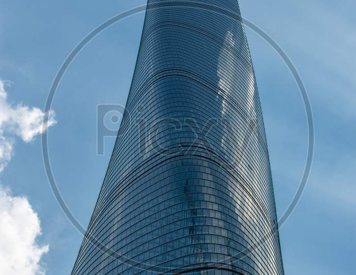 The Shanghai Tower Megatall Skyscraper In Pudong New Area In Shanghai, China