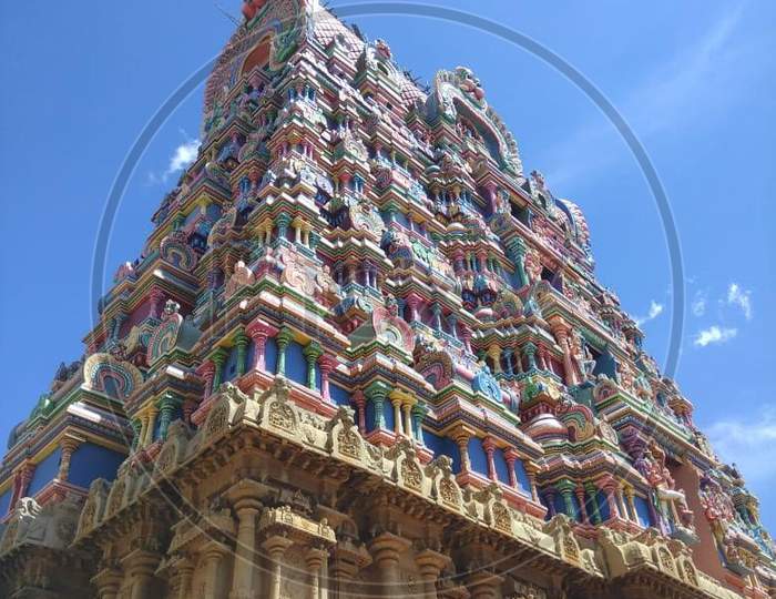 Indian Hindu Temple in Tamil Nadu Srivilliputtoor Andal temple