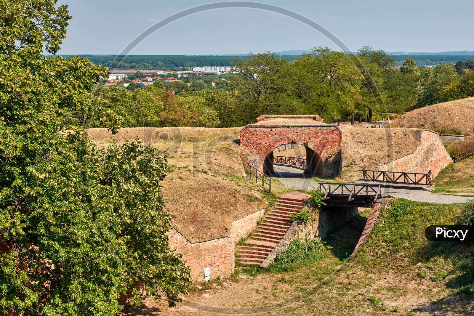 Petrovaradin Fortress In Novi Sad, Vojvodina, Serbia