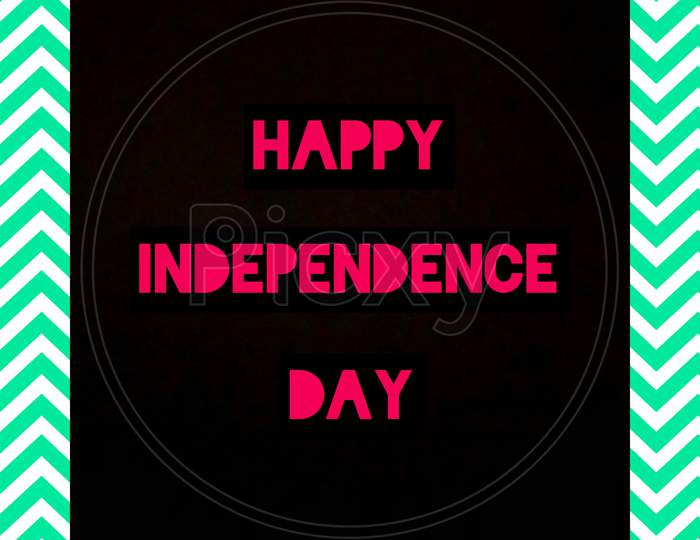 Happy Independence Day logo.