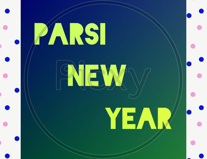 Graphic design of Parsi new year.